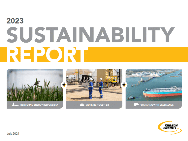 2023 Sustainability Report - Gibson Energy
